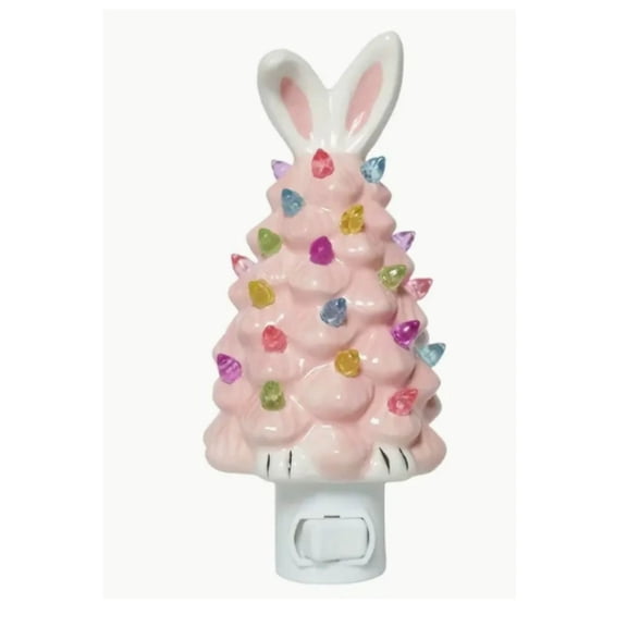 Resin Easter Bunny Night Light Perfect Easter Decoration Easter Rabbit Night Light Wall Easter Egg Carrot Lamp Easter Campfire Nightlight for Bedroom Bathroom Kitchen Home Decor