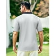 thumbnail image 2 of Thrilos Mens Shirts Casual Short Sleeve Golf Polo Shirts Print Performance Dry Fit Shirt, 2 of 7