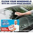 thumbnail image 4 of Magic Eraser, Extra Durable, Multi Purpose Cleaner, Shoe, Bathroom, Shower, and Car Window and Windshield Cleaner, Cleaning Pads, 10 Count, 4 of 4