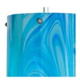 thumbnail image 5 of Meyda 149332 13 in. Metro Fusion Sacramento Pendant, Light Blue Nickel Powdercoat, 5 of 7