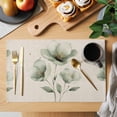 thumbnail image 2 of Vintage Spring Floral Placemats Set of 4 Pastoral Flowers Rustic Watercolor Place Mats Indoor Wipeable Table Mats Washable Cloth Dining Table Placemats for Kitchen Holiday Party Home Decor 13x19 Inch, 2 of 9