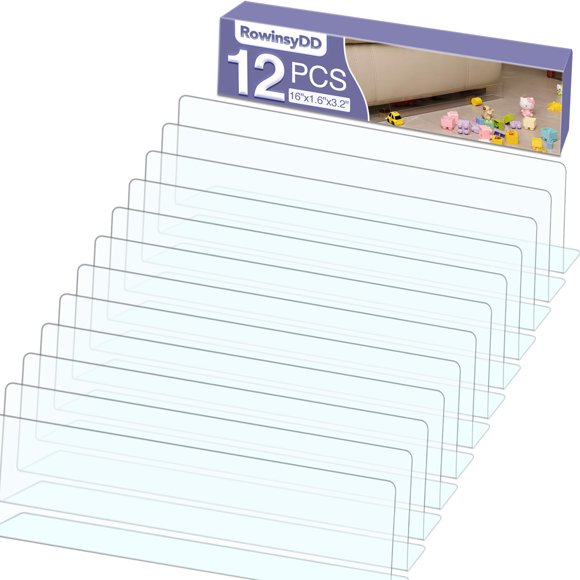 Bloqueador de muebles RowinSydd, paquete de 12 unidades, 16 cm x 8 cm