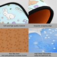 thumbnail image 2 of 2-Piece Kitchen Mat Set Non Slip Washable Floor Mats Decorative Rugs for Kitchen Sink Laundry Rabbits and Tulips Pattern, 2 of 7