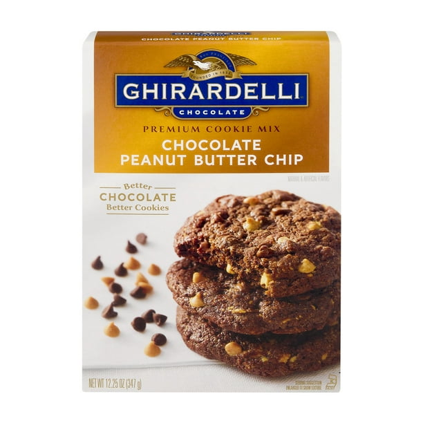 Ghirardelli Chocolate Peanut Butter Chip Cookie Mix, 12.25 oz Walmart