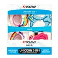 thumbnail image 3 of Dolfino 3-in-1 Swim Goggle Set for Children, Unicorn, Narwhal, and Flamingo, Multi-Color, Unisex, 3 of 9