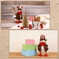 thumbnail image 5 of Mini Goose Clothes for 7 Inch Goose Statue,Knitted Denim Goose Outfit with Hat,Personalized Decorative Costume for Mini Porch Goose,Party Holiday Garden Display, 5 of 7