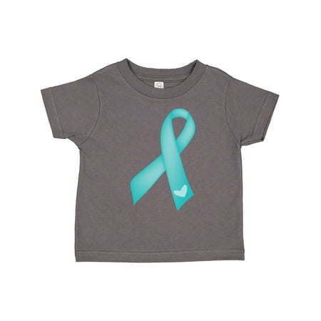 

Inktastic Teal Awareness Ribbon Gift Toddler Toddler Girl T-Shirt