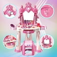 thumbnail image 2 of Set de mesa de maquillaje Pretend Play zaddgiuuy con luces y música, 2 of 6