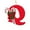 Q, variant on Taicans 26 Letter Ornaments for Christmas Tree Decoration - Personalized Hanging Pendant Xmas Alphabet for Christmas Initial Ornament 2025,DIY Craft Ornaments,Original Gifts for Family Friends