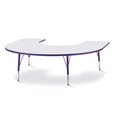 thumbnail image 2 of Elementary Height Prism Edge Horseshoe Table, 2 of 2