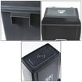 thumbnail image 3 of 4-Pack 13 Gallon Kitchen Trash Can with Lid, Plastic Garbage Bin for Kitchen, Gray, 3 of 7