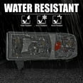 thumbnail image 6 of Spec-D Tuning 1Pc Smoke Headlights Compatible with 1994-2001 Dodge Ram 1500, 1994-2002 Dodge Ram 2500 3500, L+R Pair Head Light Lamp Assembly, 6 of 6