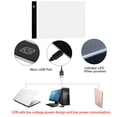 thumbnail image 4 of A4 LED Ultra Thin Tracing Light Box, Portable Thin Artist Tracer Light Pad Art Stencil Drawing Board Light Box Copy Tracing Table Pad for Kids Artists with Cable, 4 of 8