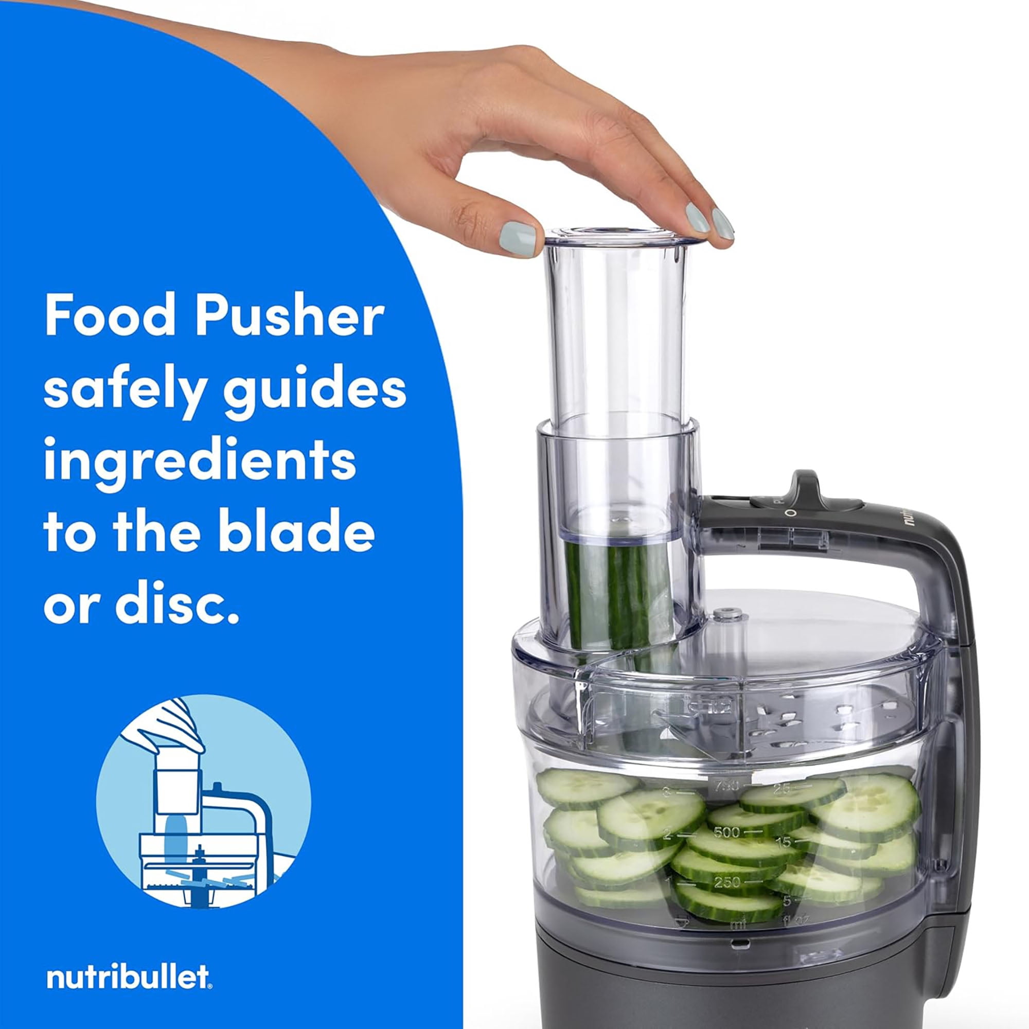 Limitless Food Processor Gunmetal Gray