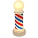thumbnail image 4 of Luz de poste de barbero,Lámpara de barbería,Accesorios de barbería,Reutilizable delicado,Señales luminosas Luz de barbero para salón, 4 of 9