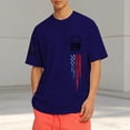 thumbnail image 2 of oqasdz T Shirts for Men Crew Neck Short Sleeve 250th Anniversary USA Shirt Soft Graphic Tee 4th of july Loose Basic Top Casual Summer T-Shirts, 2 of 4