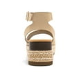 thumbnail image 2 of Dream Pairs Women's Platform Ankle Strap Open Toe Espadrille Wedge Sandals, 2 of 5