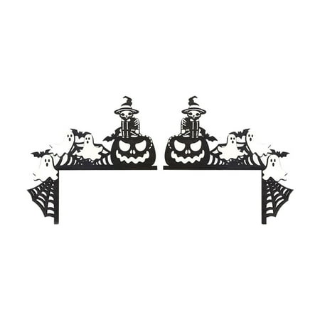 

Pumpkin Door And Window Corner Hangings Door Frame Decoration Wooden Ornaments Festive Atmosphere Layout Light Decorations for Living Room on Ceiling Statue Miniature Christmas Decorations Christmas