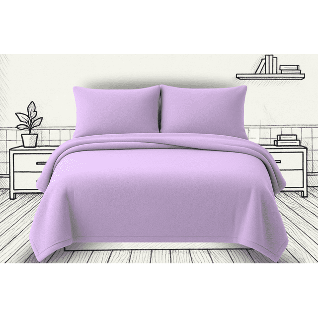 Juego de Sábanas Polares Matrimoniales We2 Dream - Aislamiento Térmico de Alta Densidad para Climas Fríos y Dormitorios con Aire Acondicionado, Textura Soft Extra Cálida