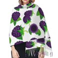thumbnail image 5 of Shawl Wraps for Women - Berry Oversized Fall Winter Fashion Blanket Scarf for Women, 5 of 6