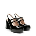 thumbnail image 5 of Women's Slingback Chunky Heels Mary Jane Pumps Shoes With Buckle Straps, 5 of 5