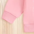 thumbnail image 6 of NIEWTR Matching Baby and Toddler Pajamas Girls Toddler Kids Long Sleeve Pullover with Stretchy Pants Set Comfy Daily Wear Sleeping Casual Cotton for 2T 3T(A-Pink,18-24 Months), 6 of 9