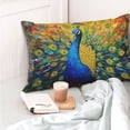 thumbnail image 4 of Balery Peacocks Funda de Cojín Estampada, Regalos para Mujeres, Regalos de Amor para Ella, Regalos para Novia o Esposa, Funda de Almohada-14"x20", 4 of 6