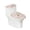 Floral Pattern, variant on HELLHERO Toilet Seat Covers Set 2 Piece Set 17x21 Inches Stylish Colorful Butterfly Pattern