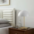 thumbnail image 7 of Ideal Metal Table Lamp, White Satin Brass, 7 of 7