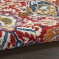 thumbnail image 4 of 2â€™ x 8â€™ Red and Multicolor Decorative Runner Rug, 4 of 5