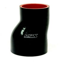 HPS HTSOR-300-400-L4 3"-4" ID 4" 4ply Black Silicone Offset Reducer Coupler Hose