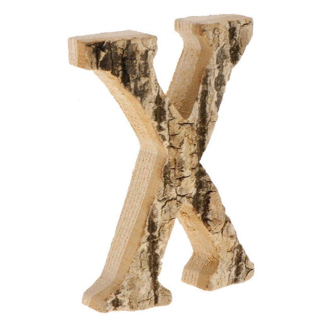 kurtrusly Handcraved Wooden Letters Door Numbers Alphabet Letter Floating Adress Name X