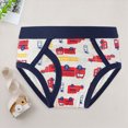 thumbnail image 2 of KPOPLK Boys Fashion Soft Brief Cotton Breathable Underwear Tagless Kids Comfortable Underpants Red Size 8-9 Years, 2 of 5