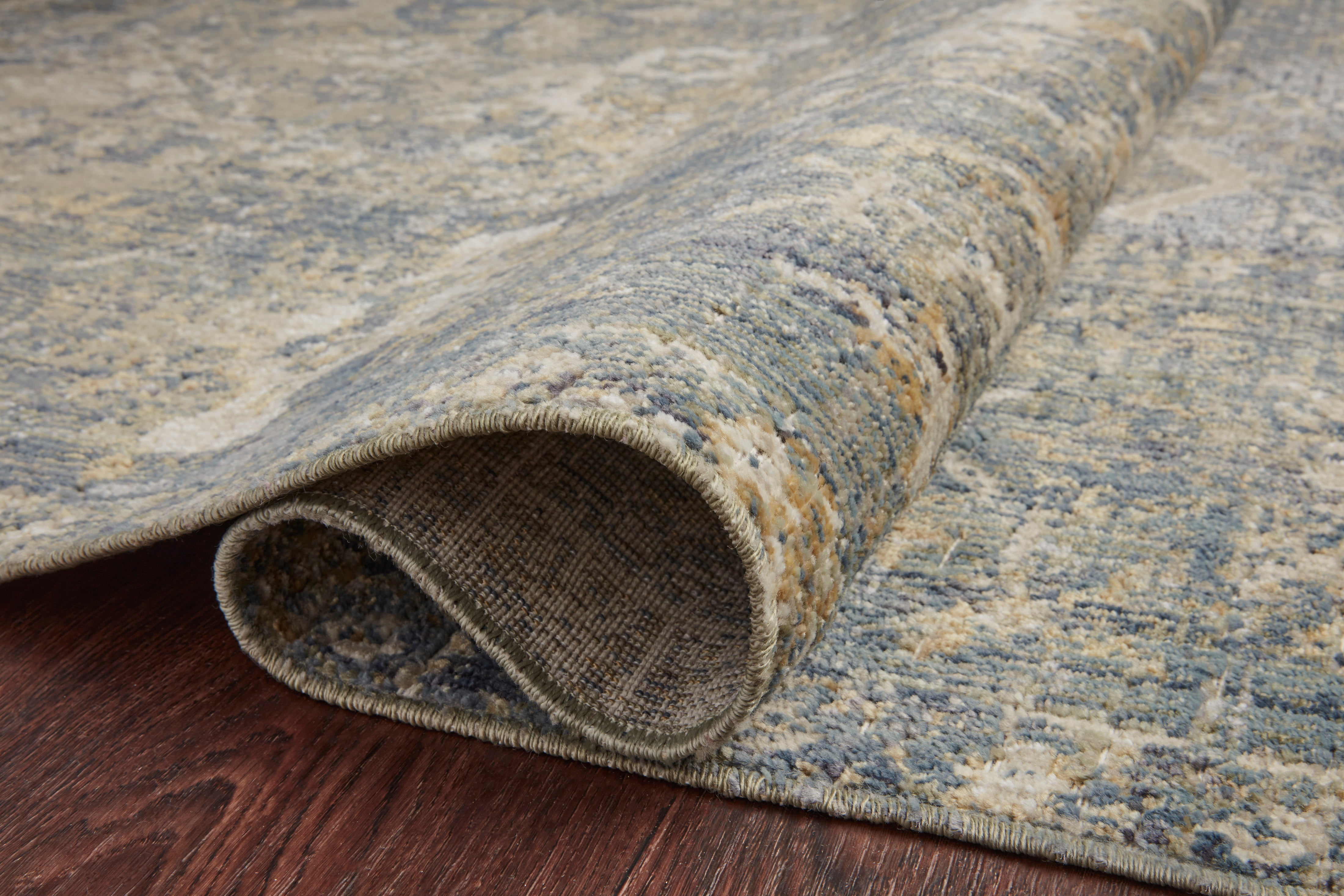 Chris Loves Julia x Loloi Rosemarie Sand/Lagoon 10'-0" x 14'-0" Area Rug