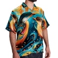 thumbnail image 2 of Platypus Men's Short Sleeve Button Down Spread Collar Beach Shirts, 2 of 6