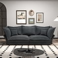 thumbnail image 4 of 90.55" Upholstered Grey Sofa | Comfortable Cushions, 3 - person Capacity | Family Gathering, 4 of 4