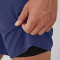 thumbnail image 6 of Hanes Moves Men's 2-in-1 Gym Shorts, 7" Inseam Imperial Indigo M, 6 of 8