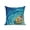 Blue Red, variant on 1 Pack Outdoor Throw Pillow, Summer Elephant Waterproof Pillow with Insert Included, Blue Ocean Oil Painting Swimming Ring Decorative Accent Cushion Sofa Pillows for Patio Porch, 18 x 18 In