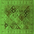 thumbnail image 1 of Ahgly Company Indoor Square Oriental Green Industrial Area Rugs, 3' Square, 1 of 4