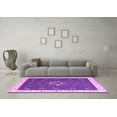 thumbnail image 3 of Ahgly Company Indoor Rectangle Abstract Pink Contemporary Area Rugs, 8' x 10', 3 of 4