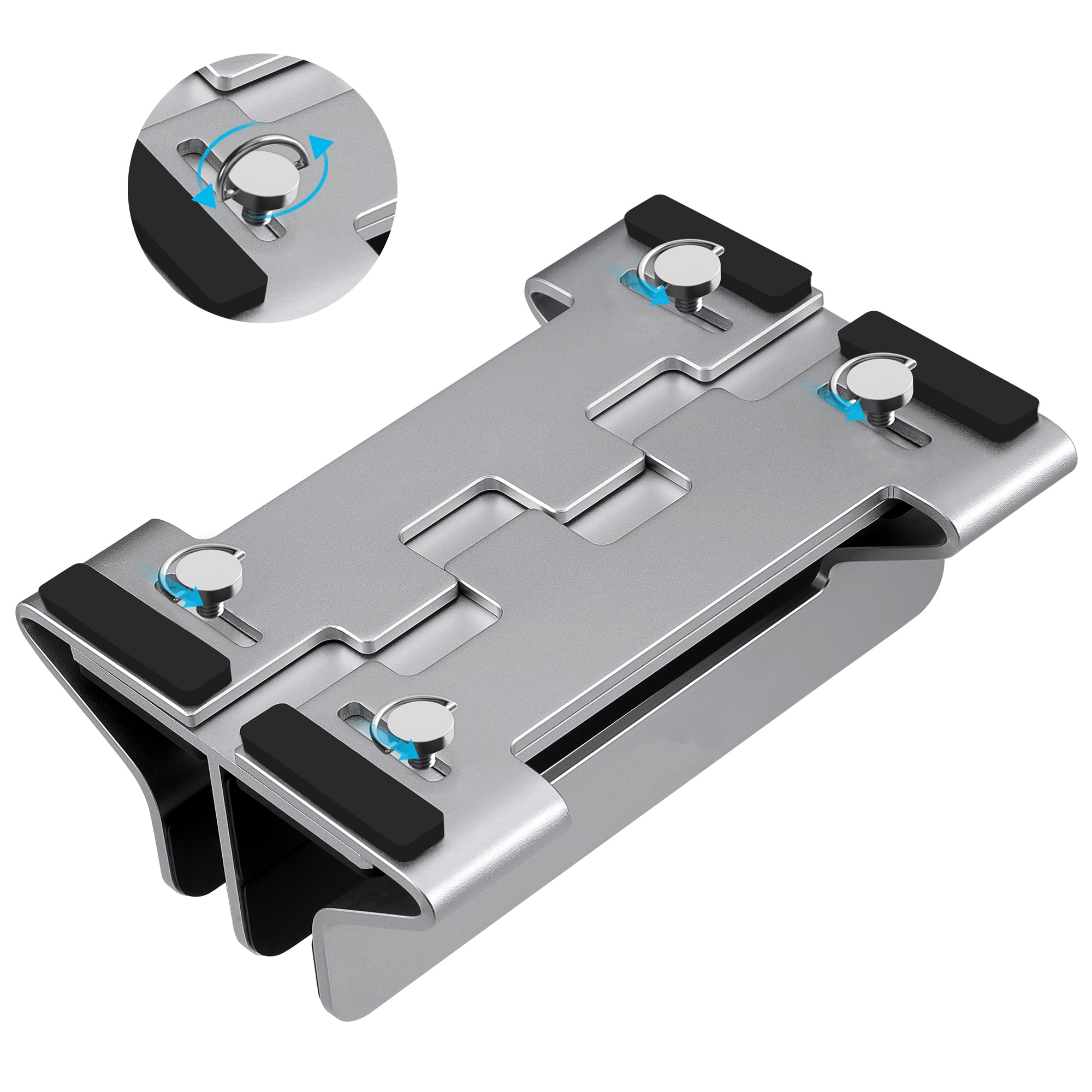 Laptop Stand Vertical Tool-Free Adjustable Aluminum Vertical Laptop Stand Holder Width From 0.47-1.18inch(12-30mm) Support for Almost All Laptop Space Grey 2 Slots