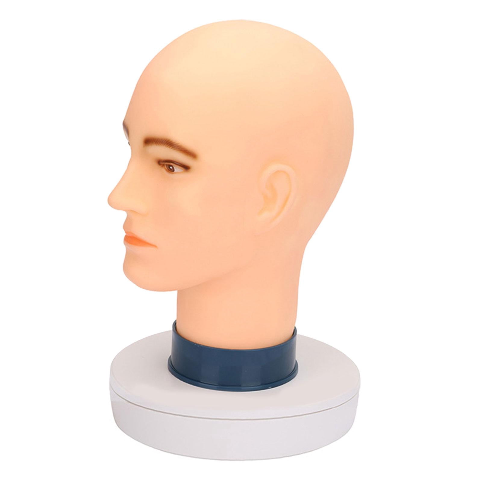 Gazechimp Makeup Doll Head Male Mannequin Head for s Displaying Making Styling Hats B