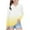 Yellow D, variant on bbymog Casual Shirts for Girls 10-12 Fashion Gradient V Neck Pullover Top Long Sleeve Girls T Shirts Light Blue D 5 Years