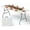 White, variant on WASUHE 6FT Folding Table, Heavy Duty Portable Tables with Built in Handle & Steel Legs, Perfect for Party, Dining, Khaki