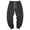 Black, variant on Under 10$Fashion Plus Size Casual Pants for Mens Elastic Waist Drawstring Elastic Waist Multi-Pocket Casual Sweat Length Pants