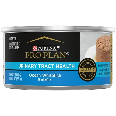 Purina Pro Plan Focus Adult Urinary Tract Health Formula Ocean Whitefish Entree Canned Cat Food 5.5-oz, case of 24