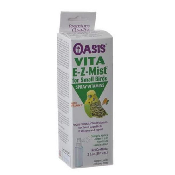 Oasis 81257 2 oz Vita E-Z-Mist pour les Petits Oiseaux