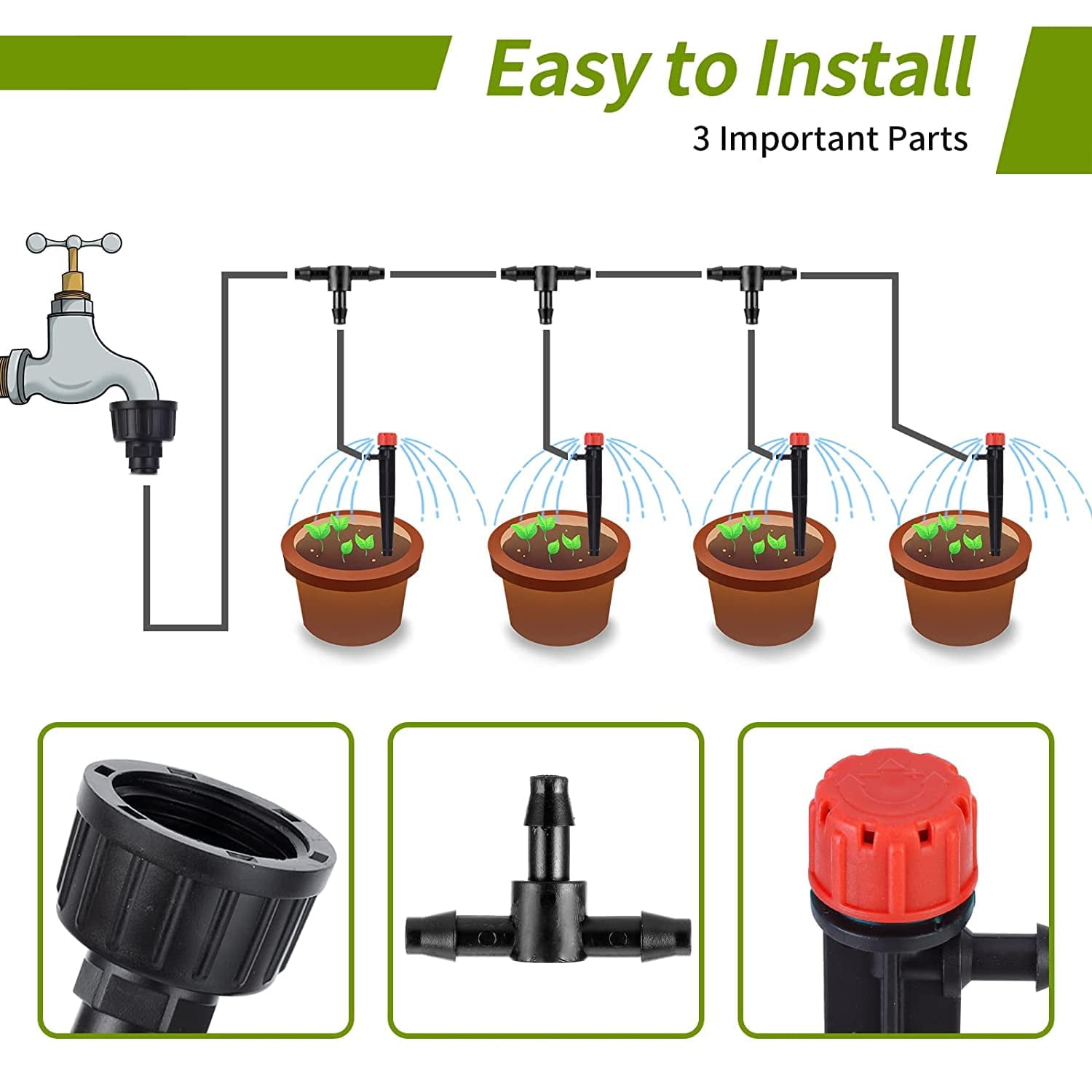 Auto Drip Watering System Automatic Plant Watering System - Self ...