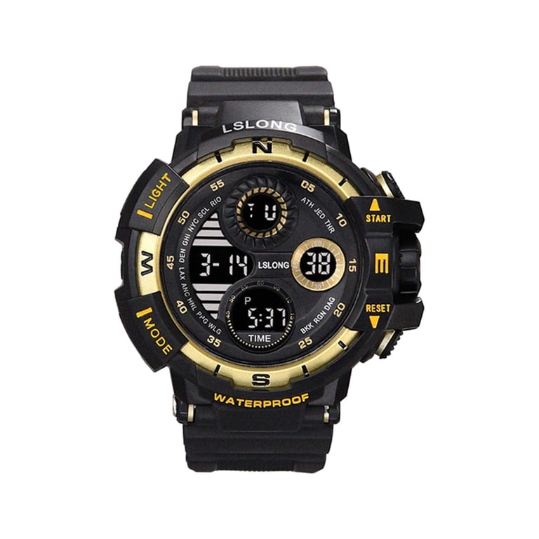 Digital Dive Watch with Stopwatch Alarm Timer Water Resistant Amazon.com: TEKMAGIC 10 ATM Luminous Waterproof Digital  main image 3