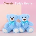 thumbnail image 3 of Oso de peluche Mao Golan, 34 cm, azul, paquete de 3 unidades para niñas, 3 of 6
